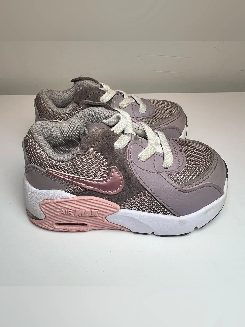 Nike Toddler Air Max Mauve Pink & Gray Sneakers